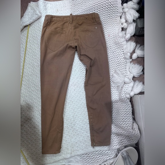 DSQUARED2 Brown Chinos Casual Wear women’s size 40 made in ITALY - Picture 10 of 15